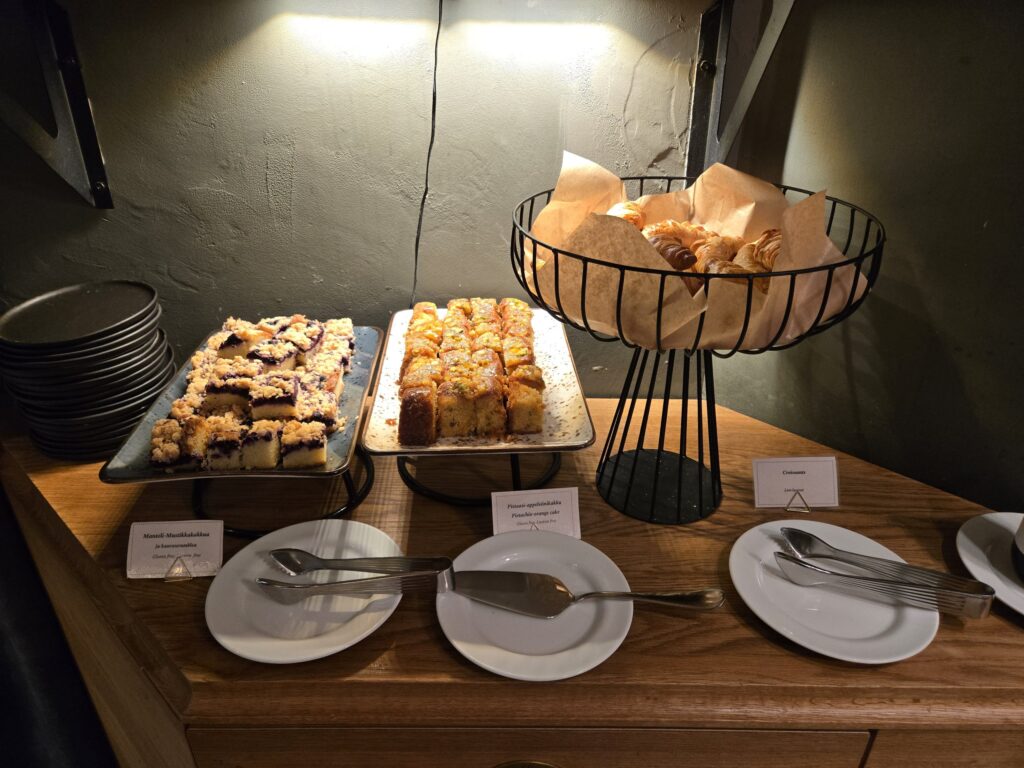 ホテル・セントジョージ,ヘルシンキの朝食の焼き菓子