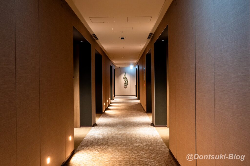 TIADの客室階の廊下