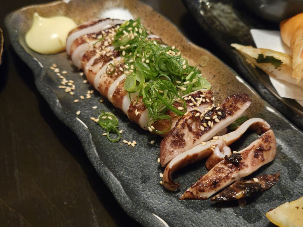 釜座二条 丸福のイカ焼き
