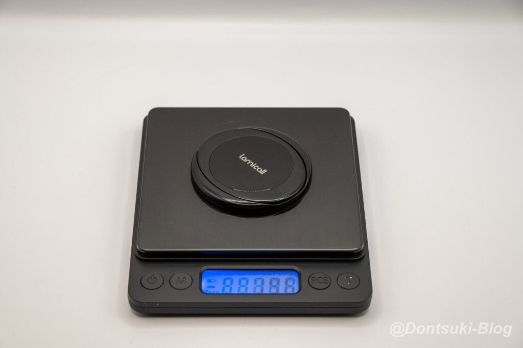 Lamicall スマホリングの重量測定