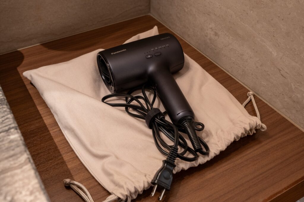 ホテルザ三井京都のPanasonicのドライヤー