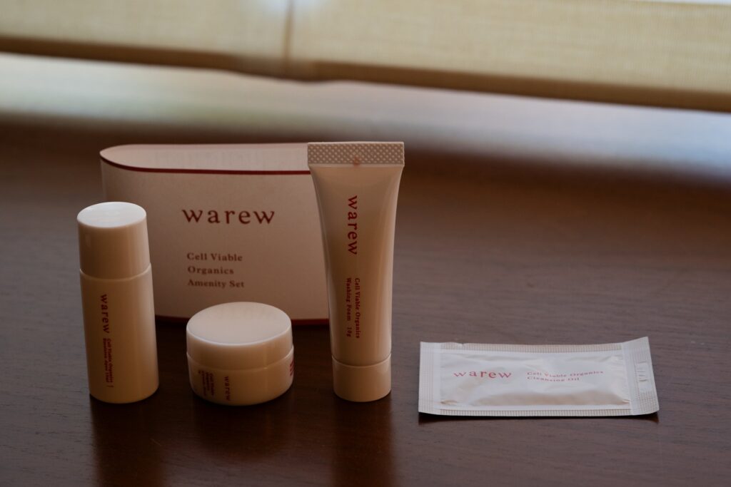 ホテルザ三井京都のwarewのアメニティ