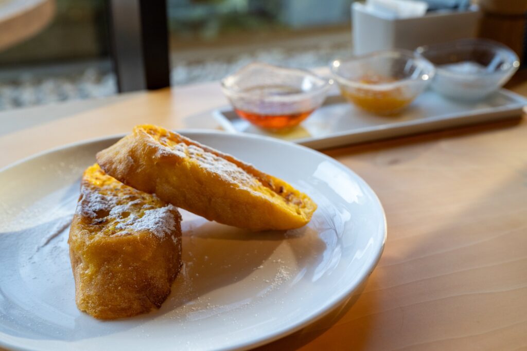 ホテルザ三井京都の朝食のフレンチトースト